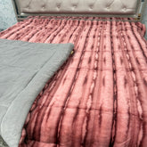 WINTER SUPER WARM RABBIT FUR KING SIZE QUILT